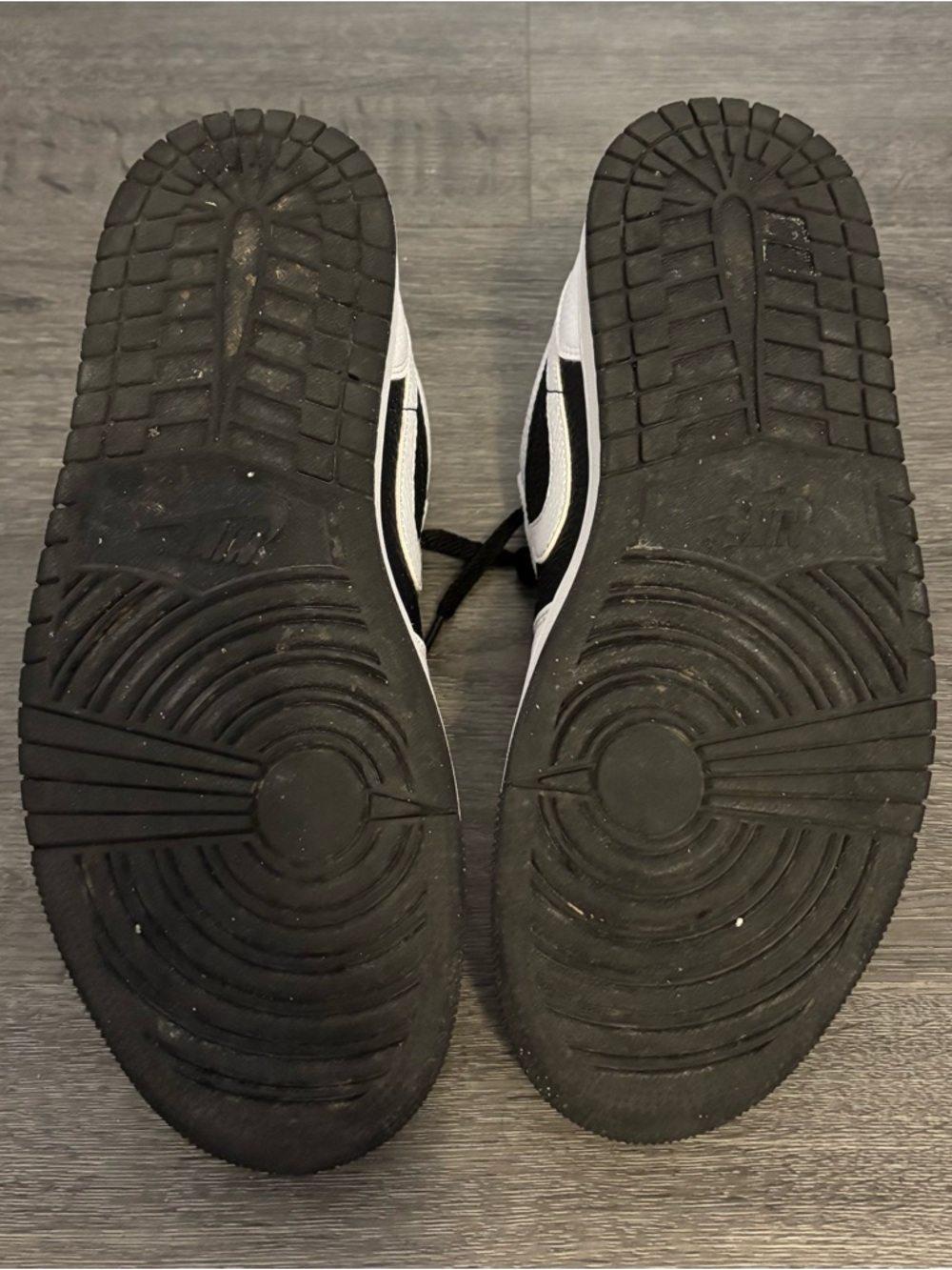 Nike Air Jordan 1 Low - Black/White Women's Sneakers - Picture 3 of 6